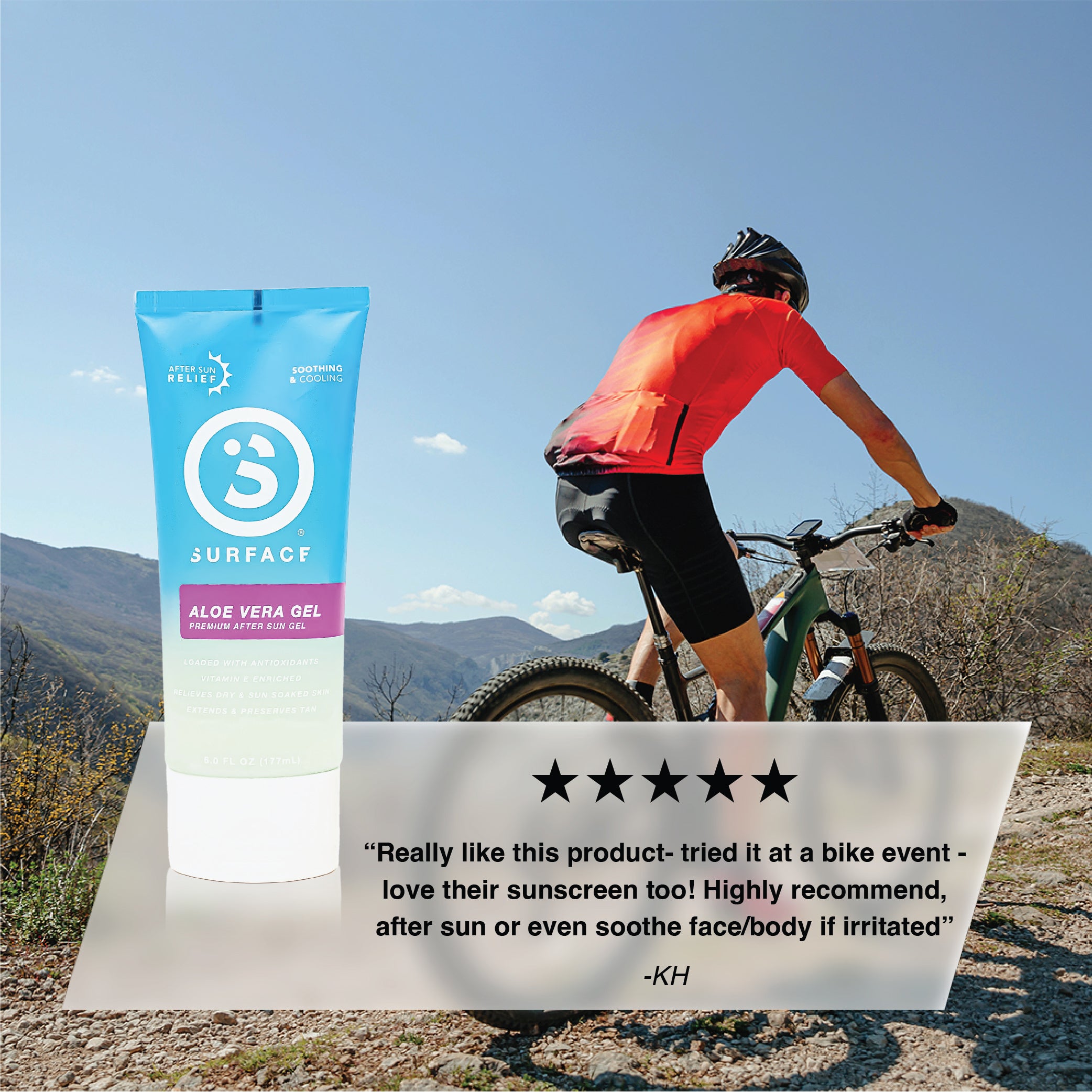 Aloe Vera After Sun Gel 5-Star Review - Highly Recommend
