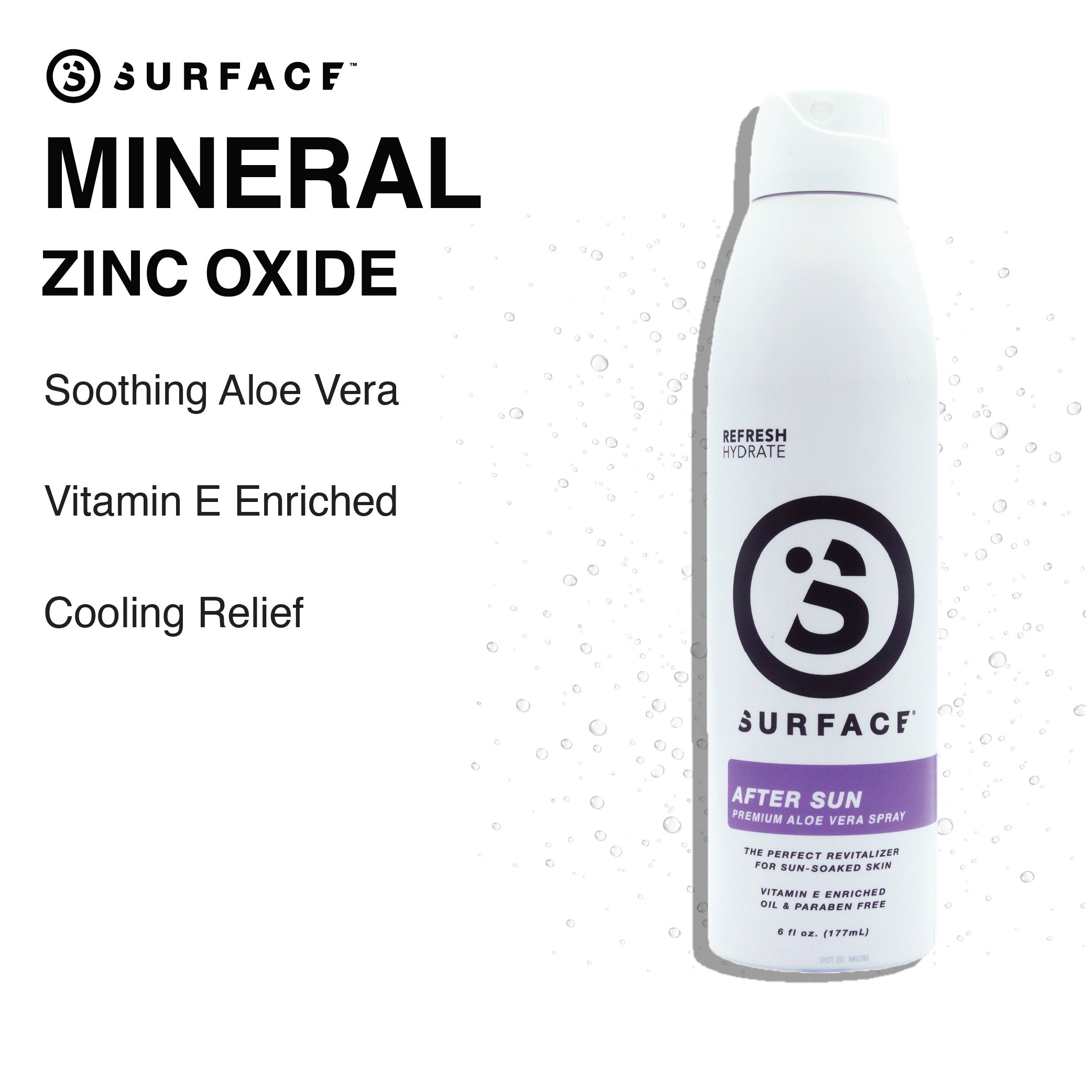 Aloe Vera After Sun Continuous Spray | Soothing, Vitamin Enriched, Cooling Relief