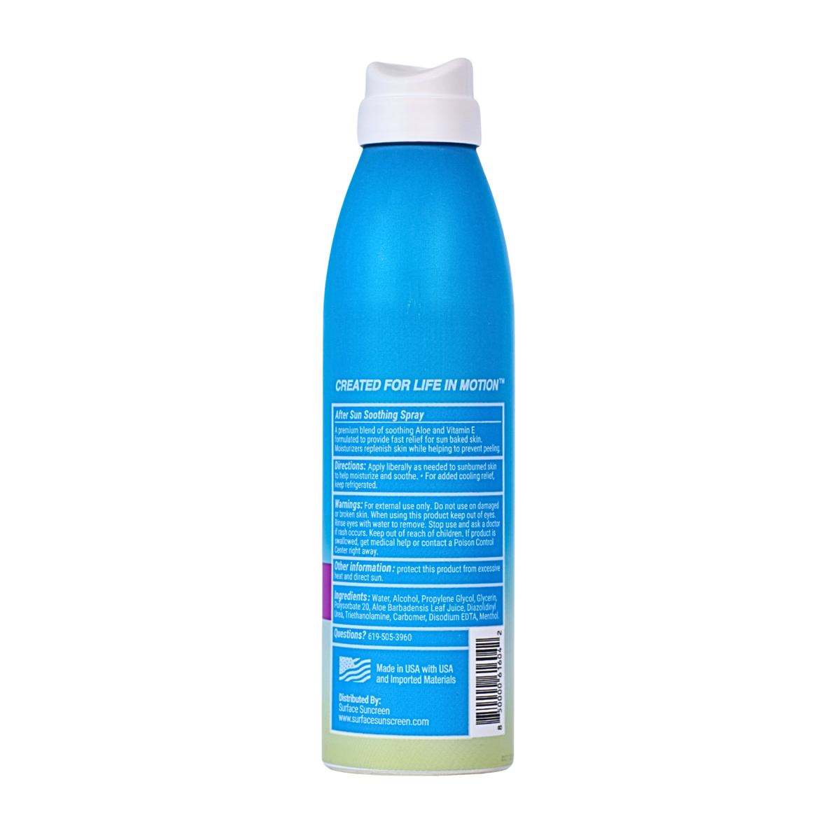 Aloe Vera After Sun Continuous Spray | Surface Sunscreen