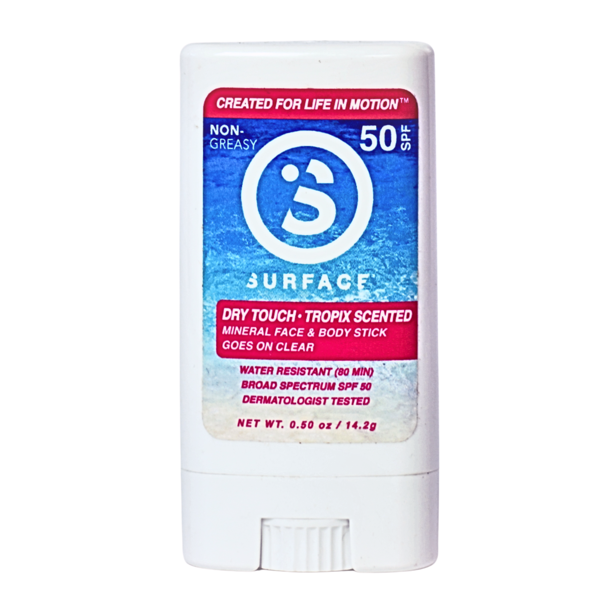 Surface Sunscreen Face Stick Dry Touch Tropix Scented Front