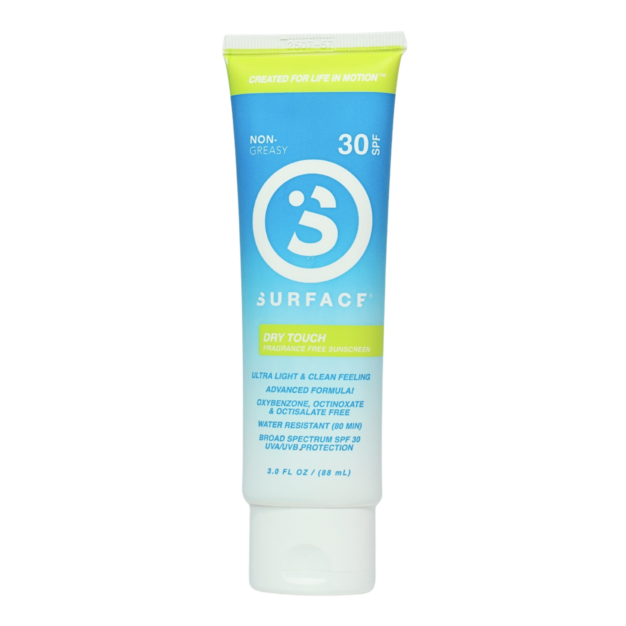 Surface Sunscreen Dry Touch lotion SPF 30 3 oz Front