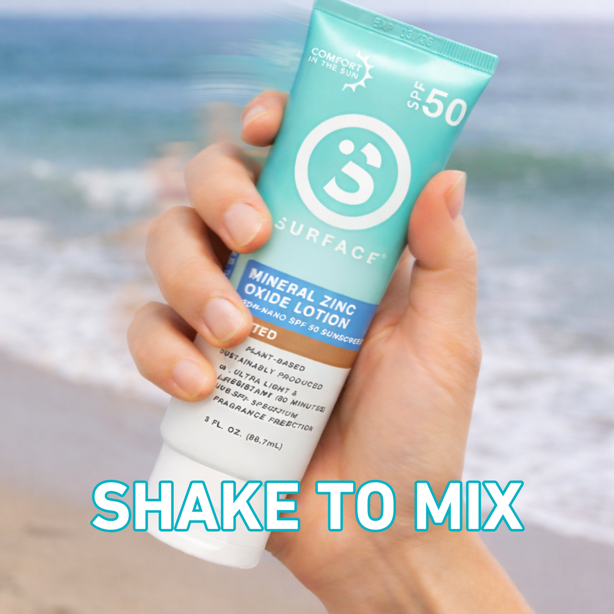 SPF50 Mineral Sunscreen Lotion 3oz. - Tinted | Surface Sunscreen