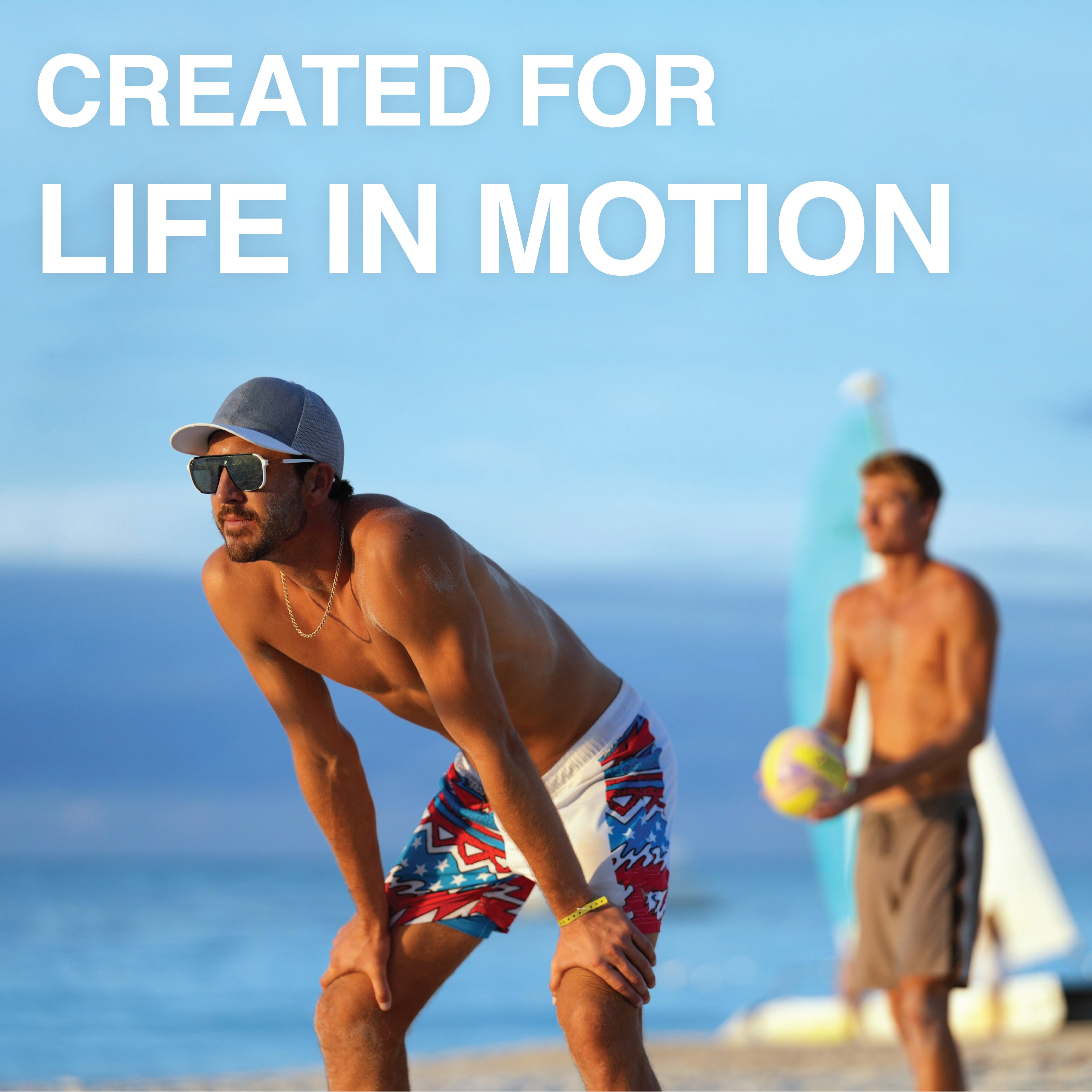 created for life in motion men's beach volleyball
