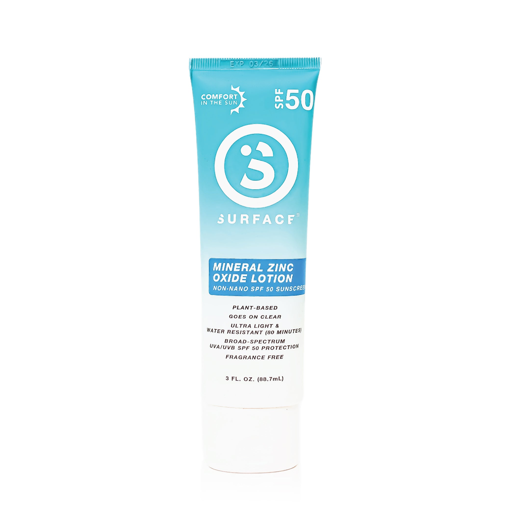 SPF50 Mineral Sunscreen Lotion 3oz. - White