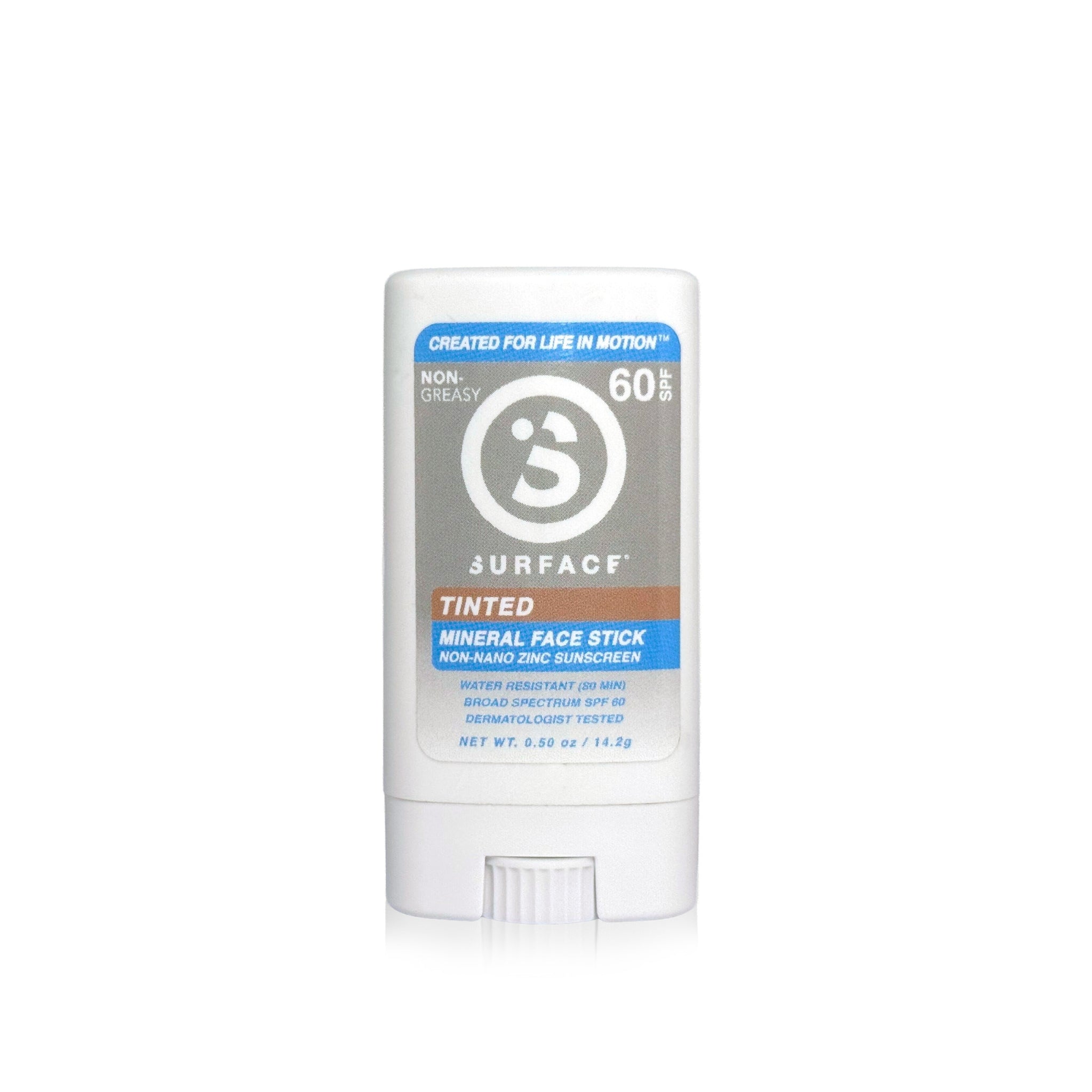 Surface SPF 60 Mineral Face Stick (TINTED) .5 oz.