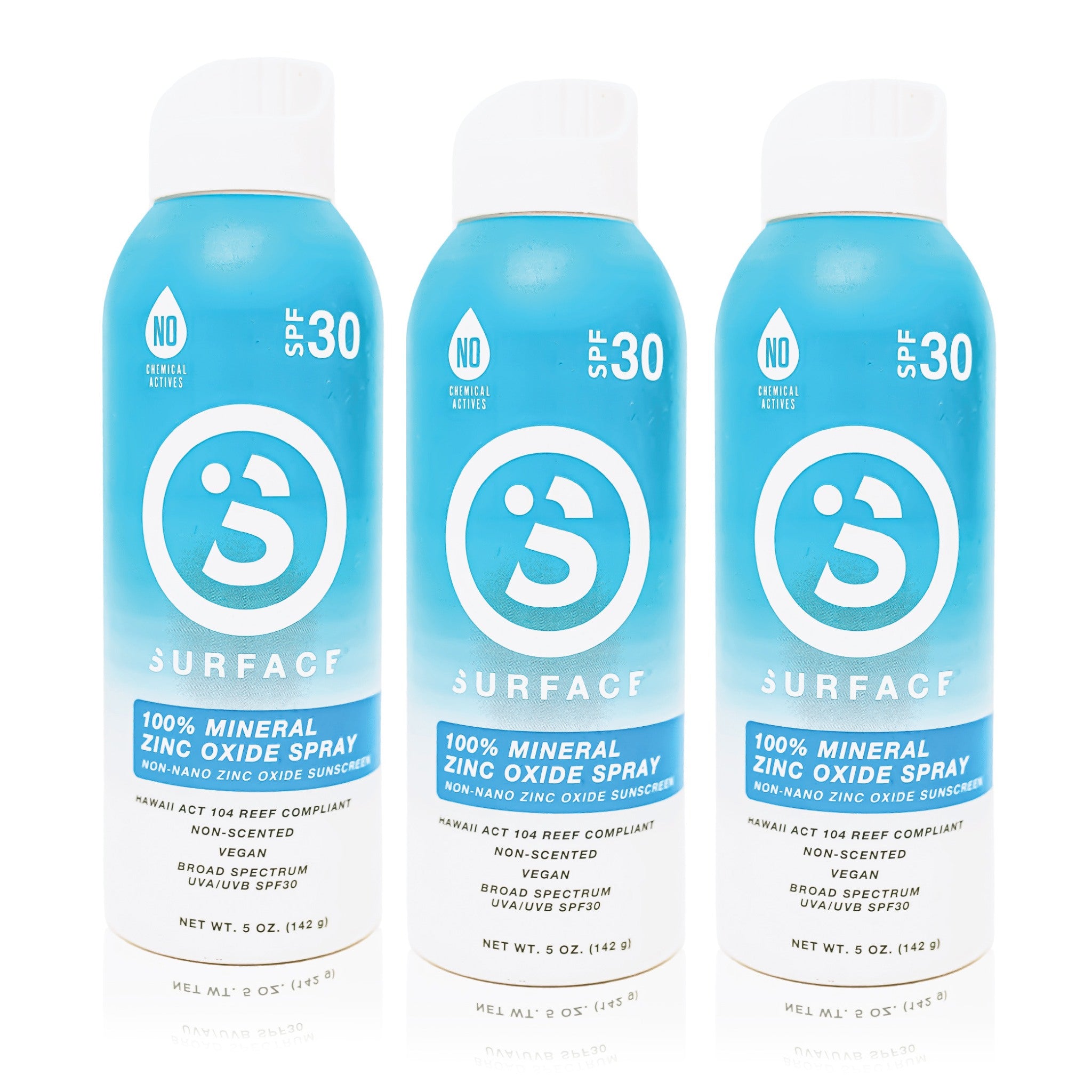 SPF30 Mineral Sunscreen Spray 5oz. 3-Pack