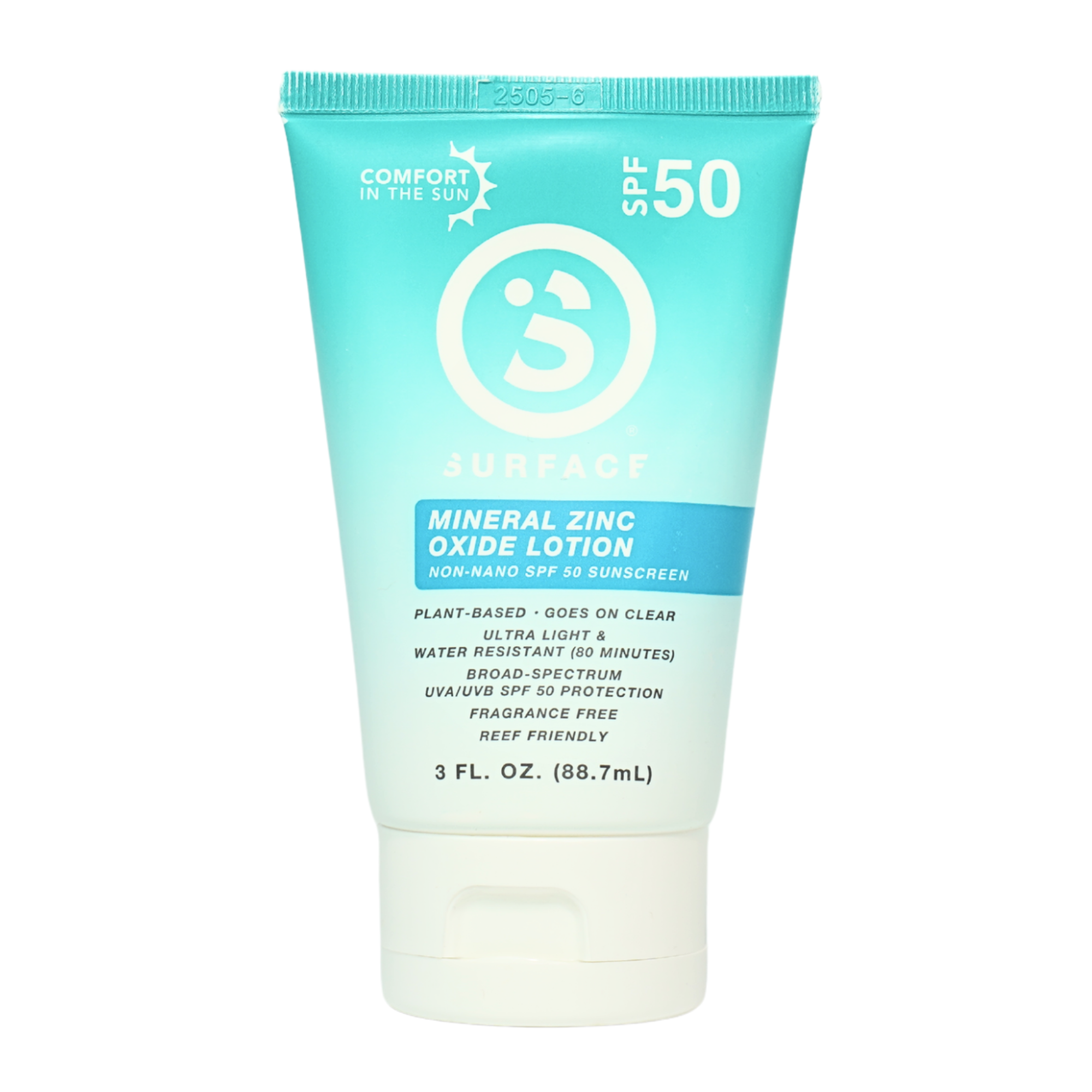 mineral zinc Dries CLEAR Lotion 50 SPF 3 oz FRONT