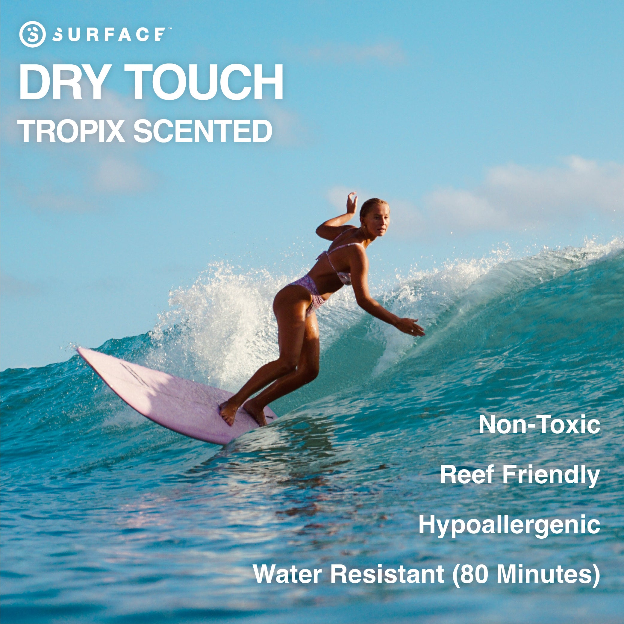 Surface Dry Touch Tropix Scented | Benefits of Surface Sunscreen