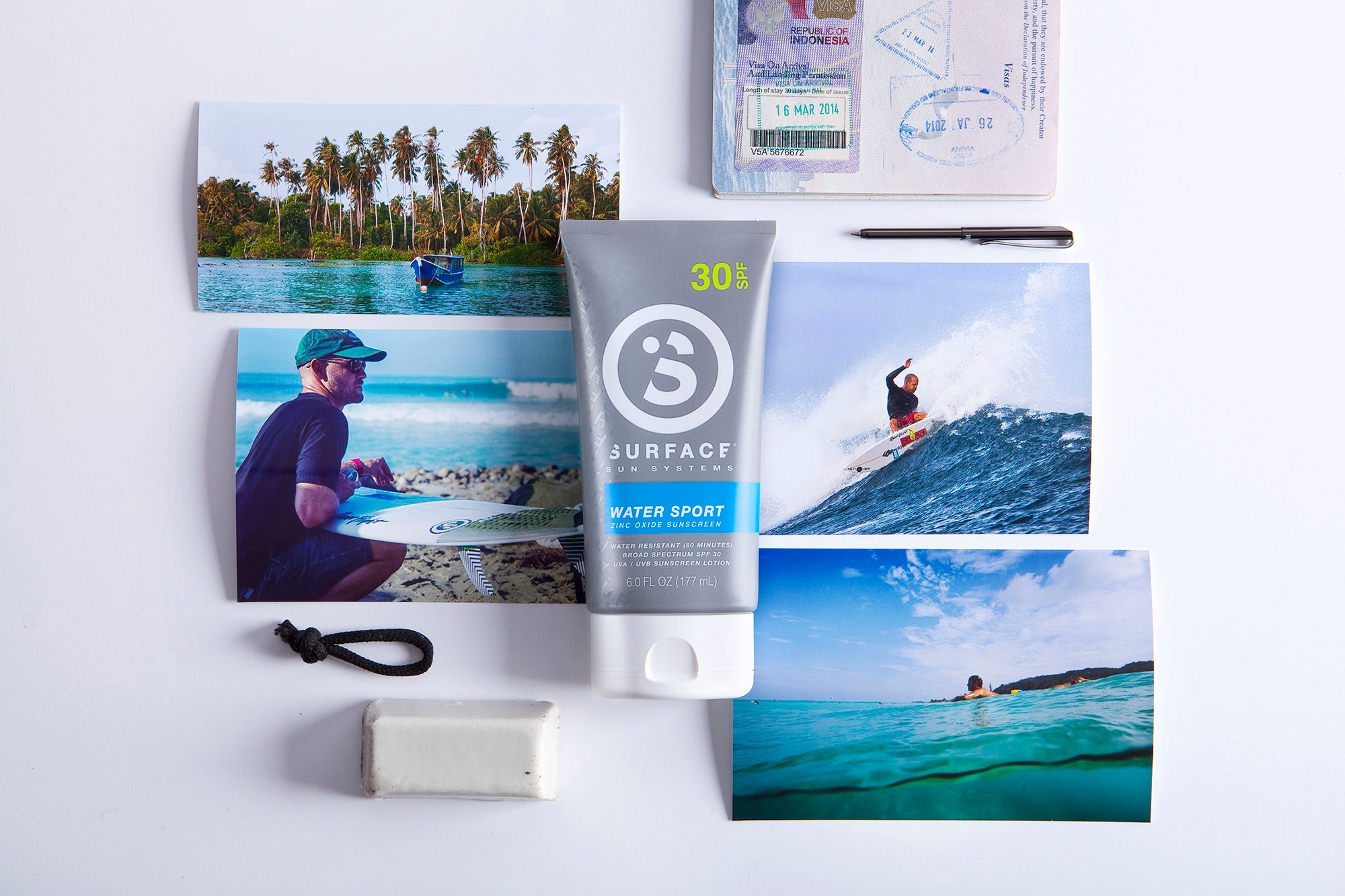 Zinc Sunscreen Surfing Traveling Ocean Waves Comfortable