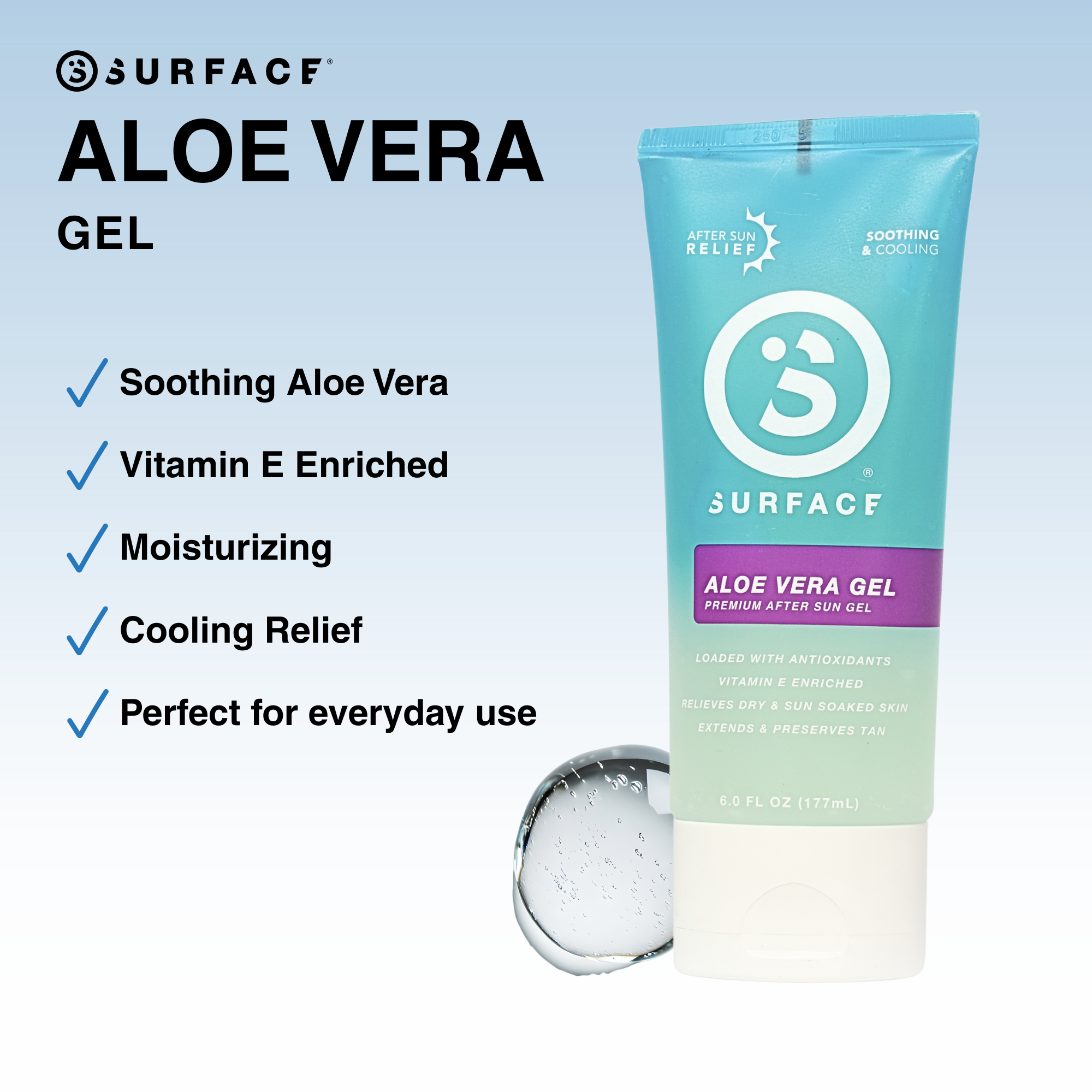 Aloe Vera after sun gel benefits