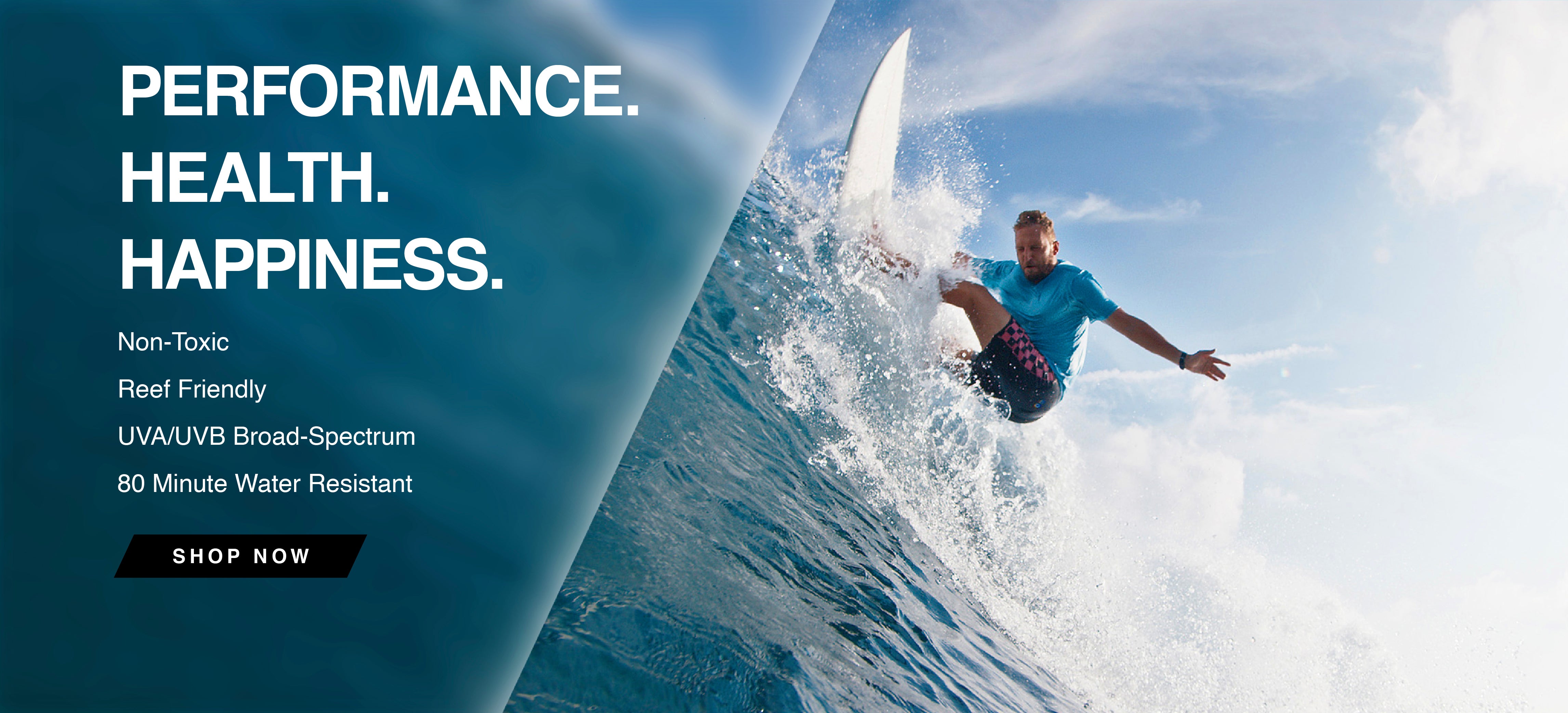 Performance. Health. Happiness. | Surface Sunscreen
