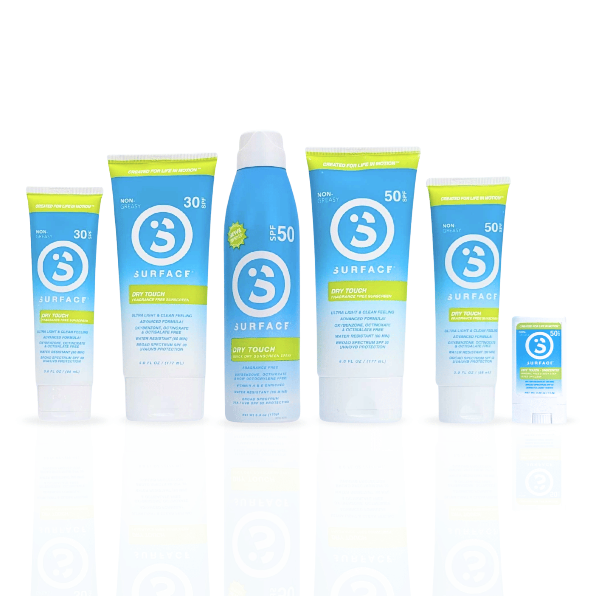 Surface Sunscreen Dry Touch sunscreen products