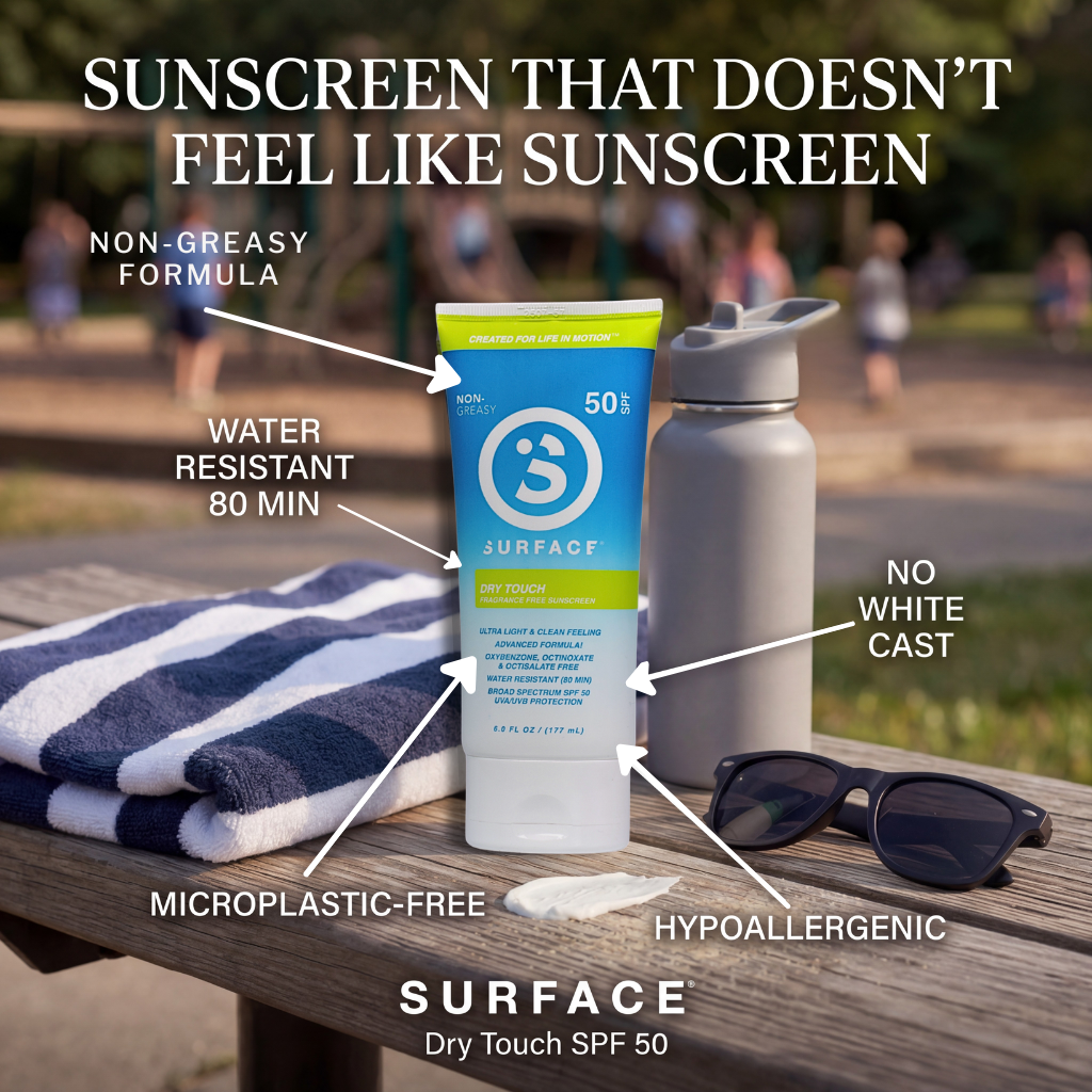 SPF50 Dry Touch Sunscreen Lotion 6oz. | Surface Sunscreen | Surface ...