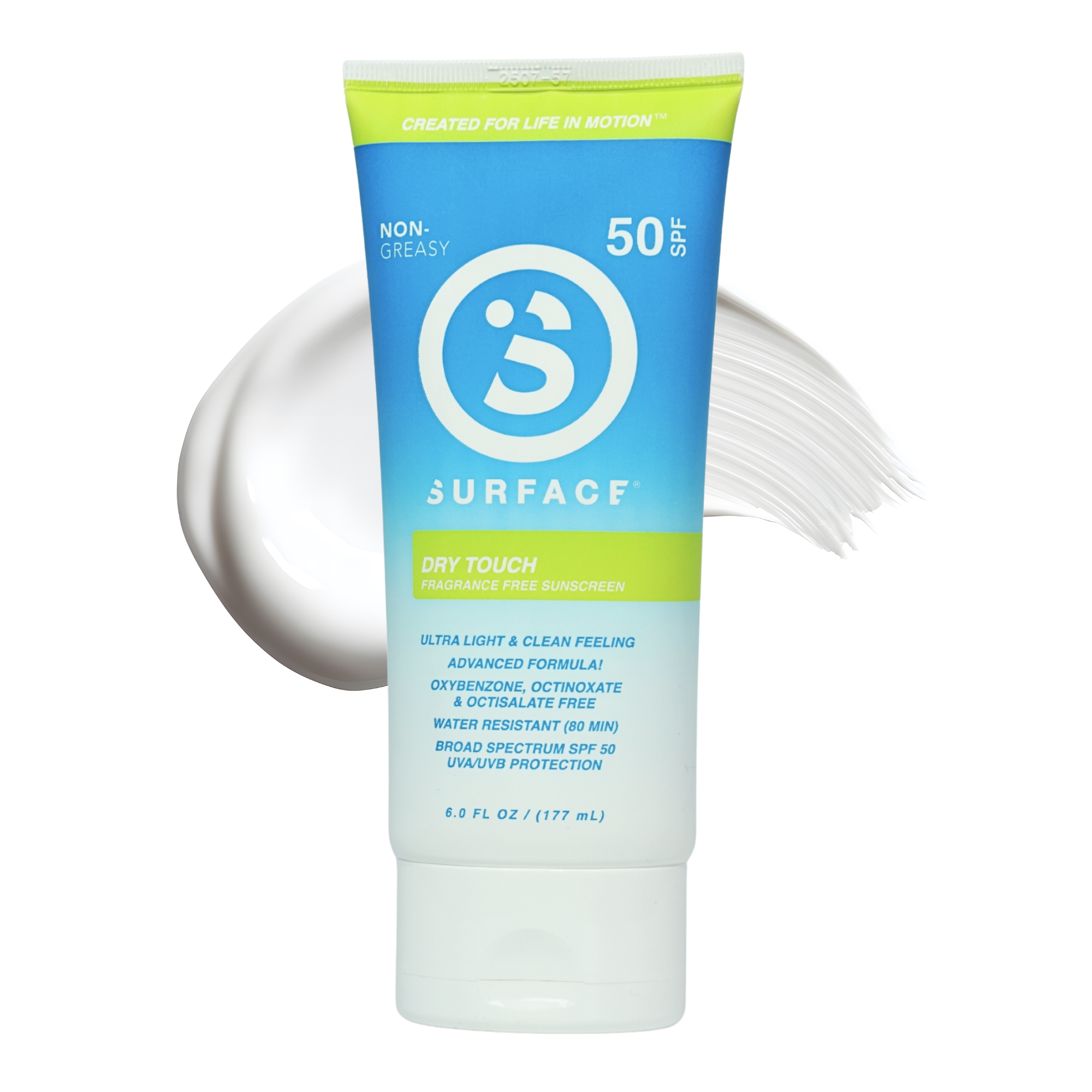 Surface Sunscreen Dry touch lotion SPF 50 6 oz swipe