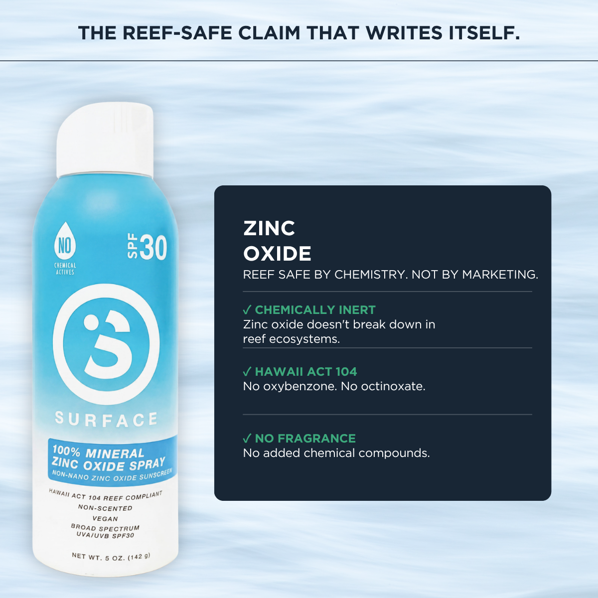 SPF30 Mineral Sunscreen Spray 5oz.