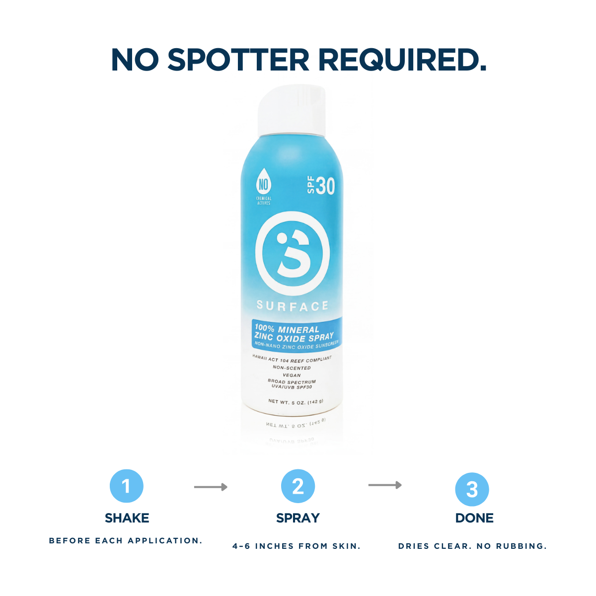 SPF30 Mineral Sunscreen Spray 5oz.