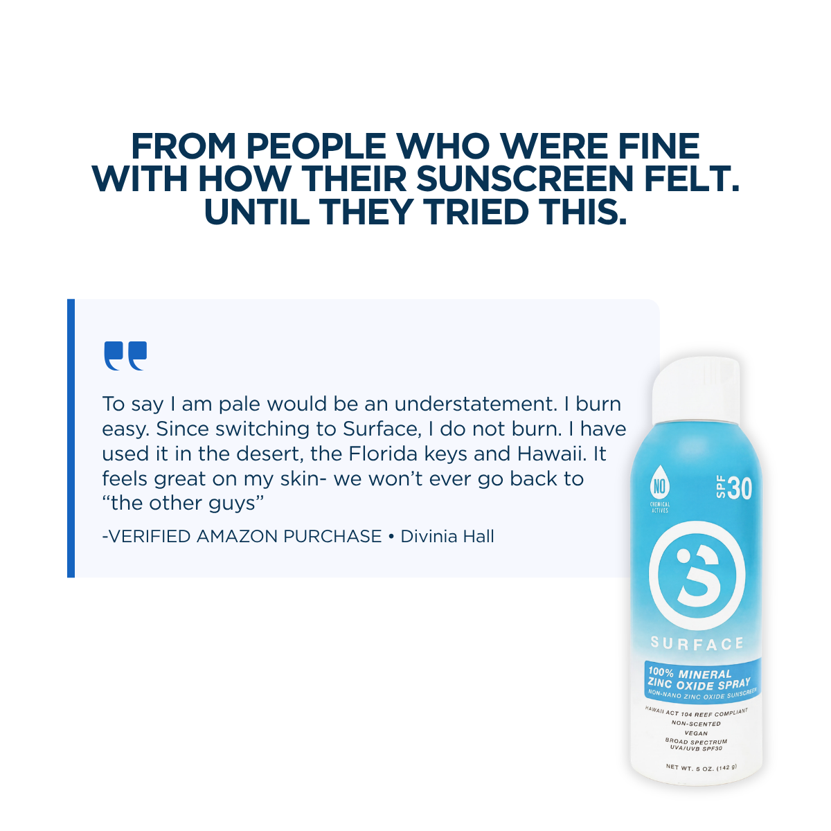 SPF30 Mineral Sunscreen Spray 5oz.