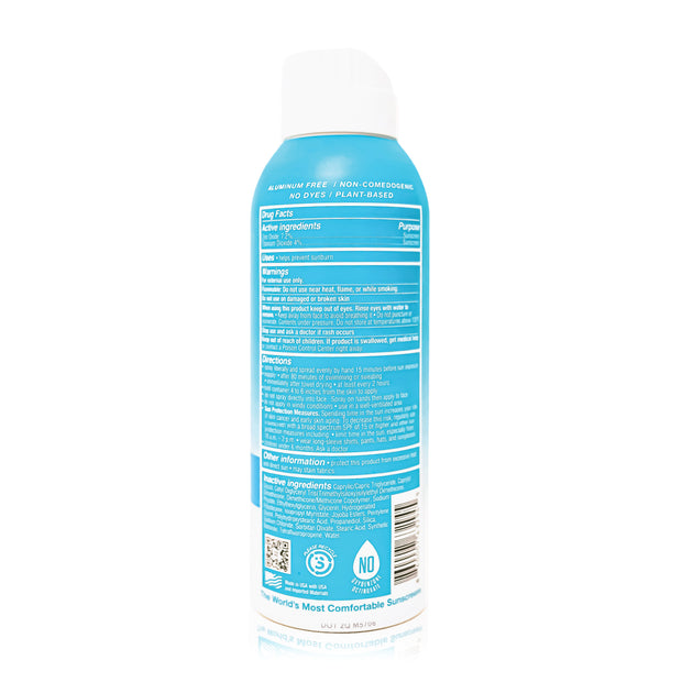 Label SPF30 Mineral Sunscreen Spray 5oz. | Surface Sunscreen