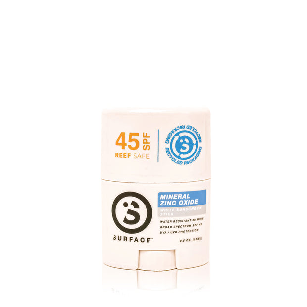 SPF45 Zinc Oxide Facestick .5oz. - White | Surface Sunscreen