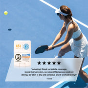 SPF45 Zinc Oxide Facestick Tinted 5-Star: So natural! Not greasy | Surface Sunscreen