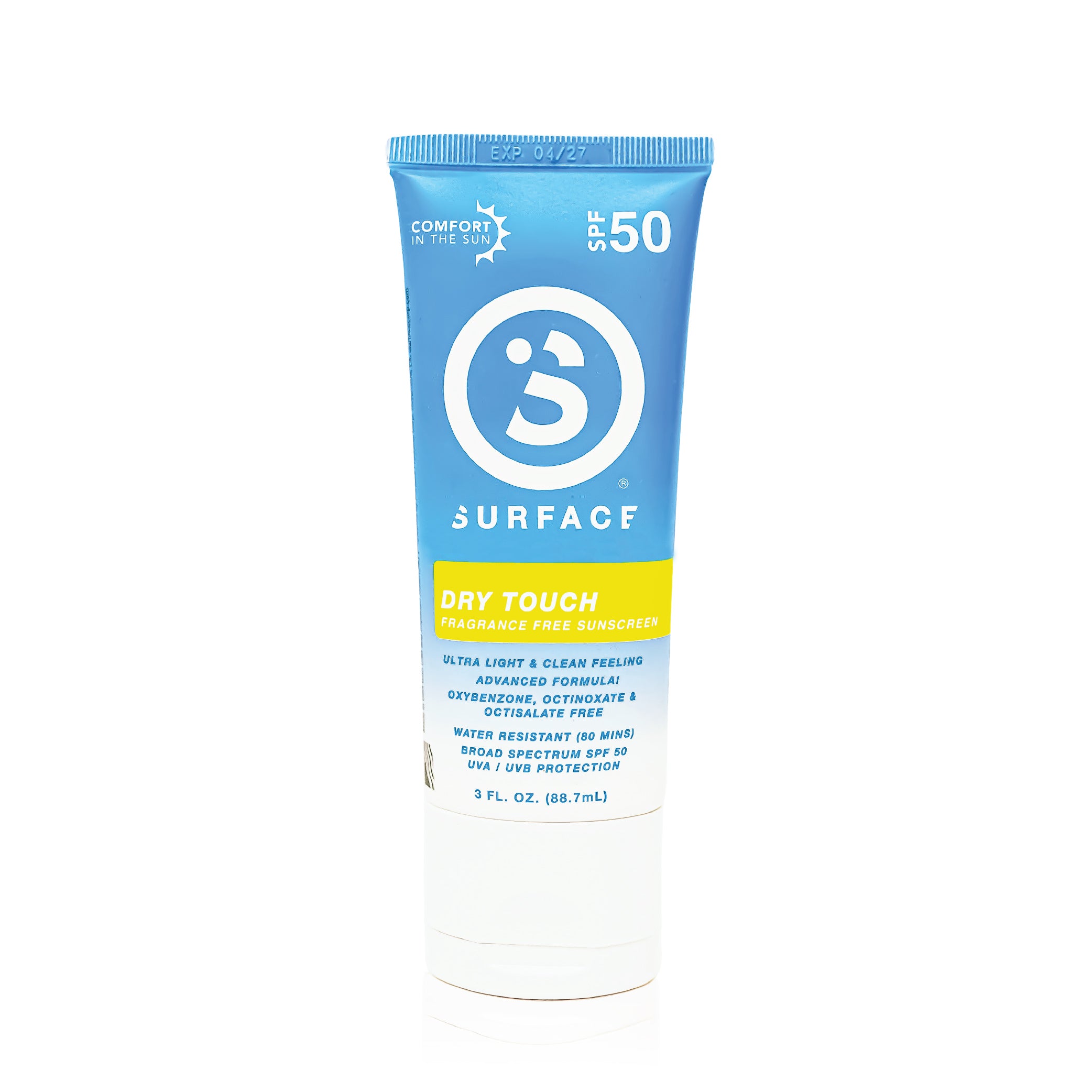 SPF50 Dry Touch Sunscreen Lotion 3oz. | Surface Sunscreen