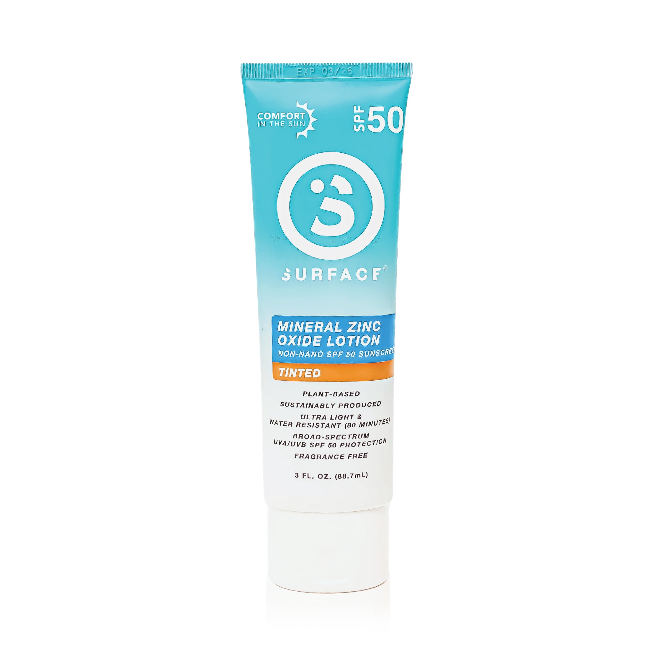 SPF50 Mineral Sunscreen Lotion 3oz. - Tinted | Surface Sunscreen