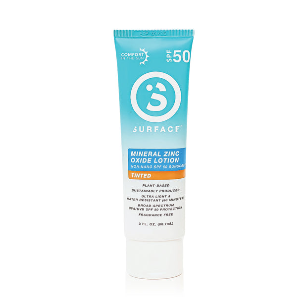 SPF50 Mineral Sunscreen Lotion 3oz. - Tinted | Surface Sunscreen