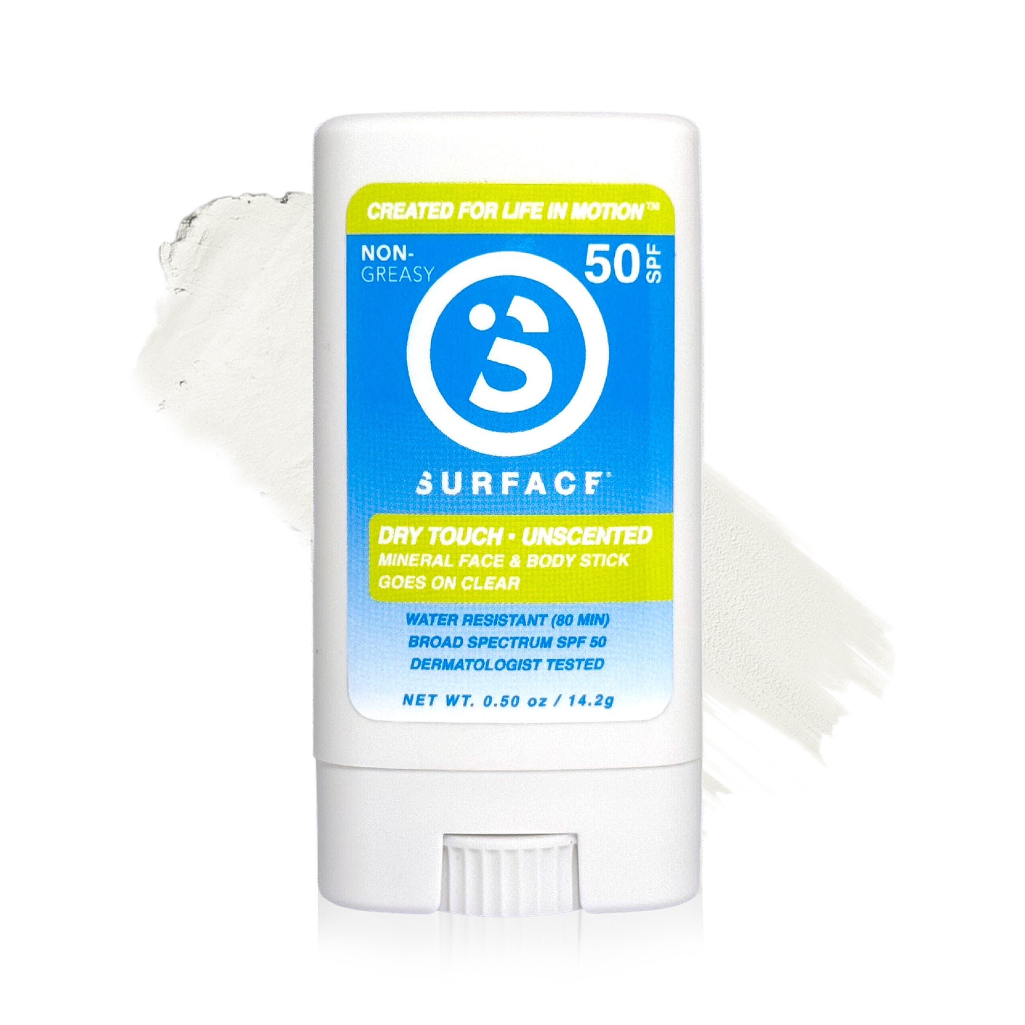 Surface Dry Touch SPF 50 Mineral Face Stick - Unscented 3-Pack