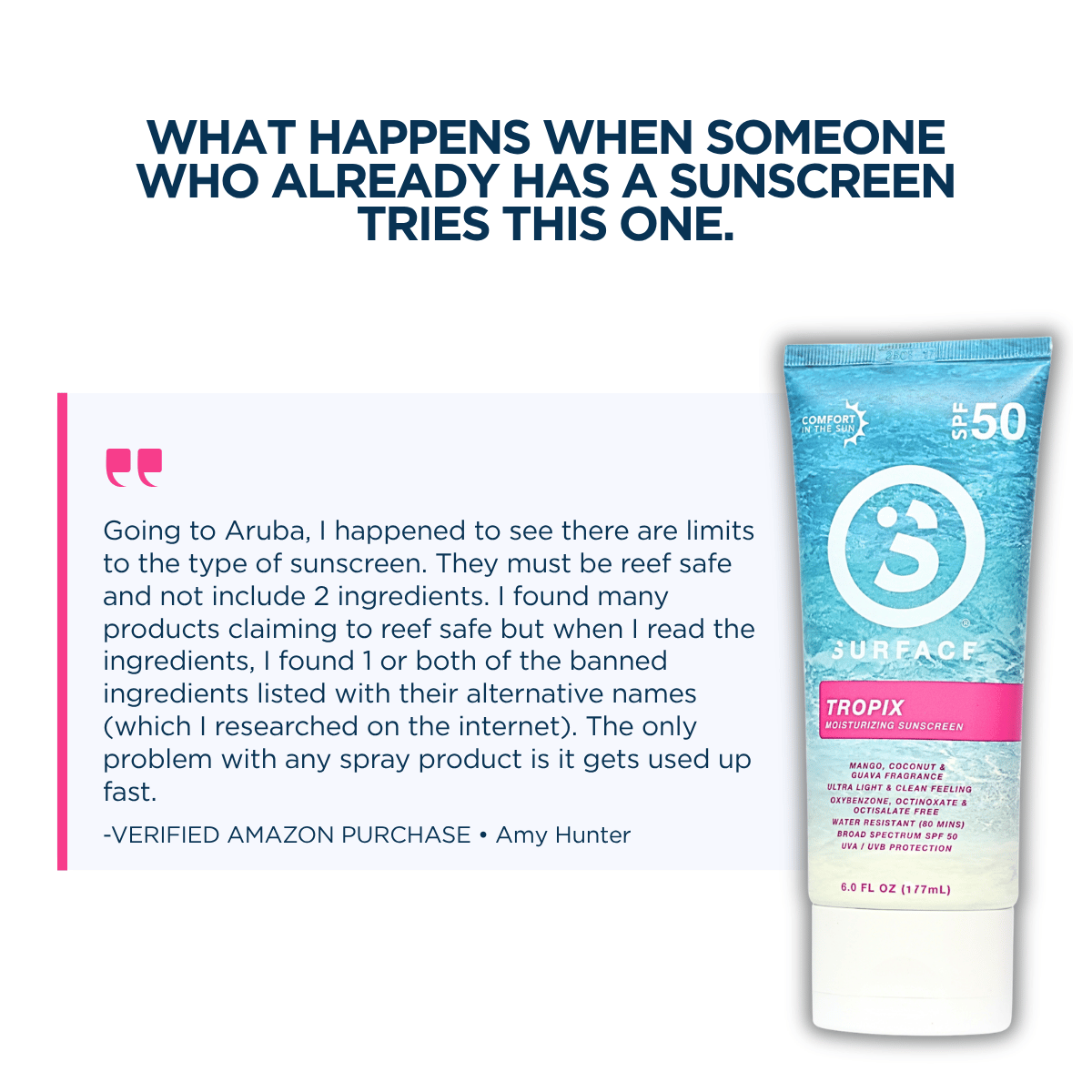 Dry Touch Tropix Scented Lotion SPF50 6oz.