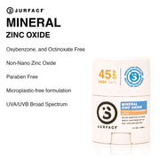 Surface Mineral Zinc Oxide Benefits | Surface Sunscreen